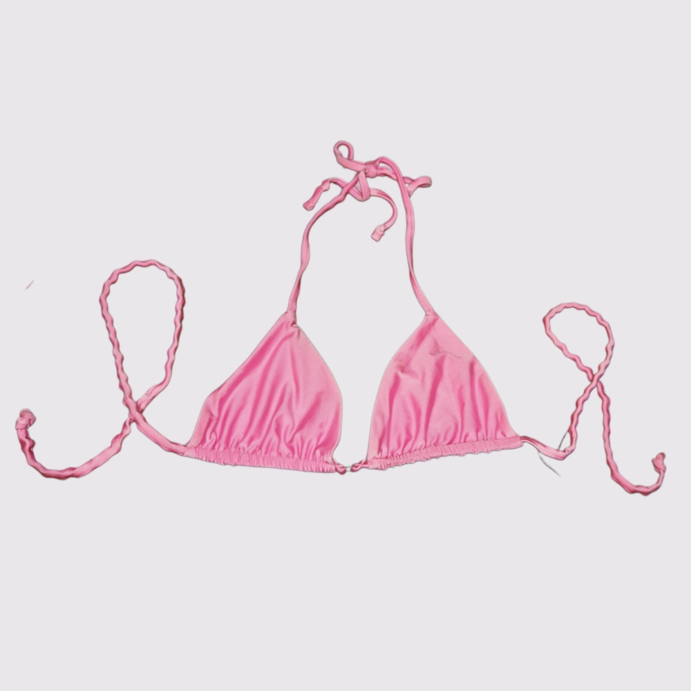 Frankie's Binkinis Pink Triangle Bikini Top 🩷